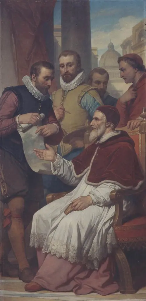 The Painters Matthijs and Paul Bril in Rome, by Nicaise De Keyser