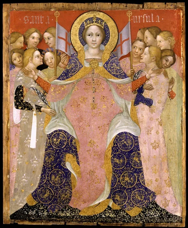St Ursula, by Niccolò di Pietro, unspecified, 1410