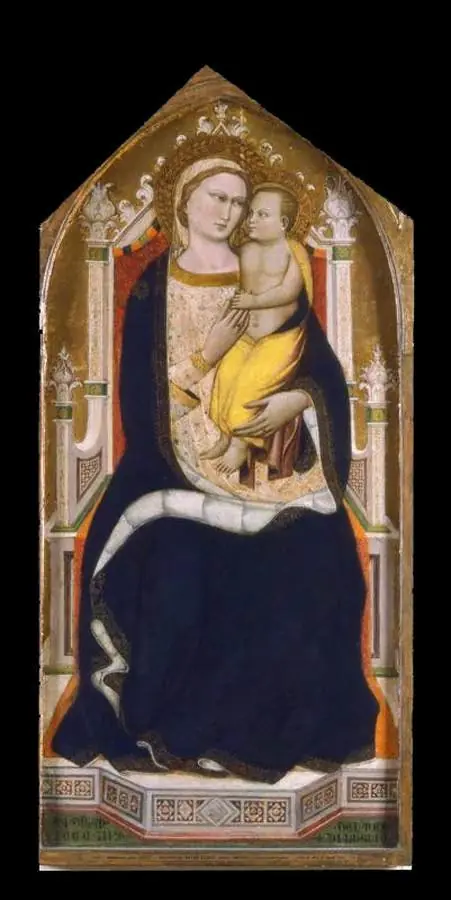 Virgin and Child Enthroned, by Niccolò di Pietro