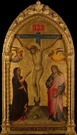 Crucifixion with the Virgin and St John, by Niccolò di Pietro Gerini