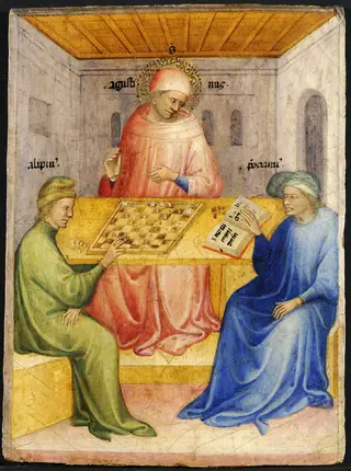 Saint Augustine and Alypius Receiving Ponticianus
