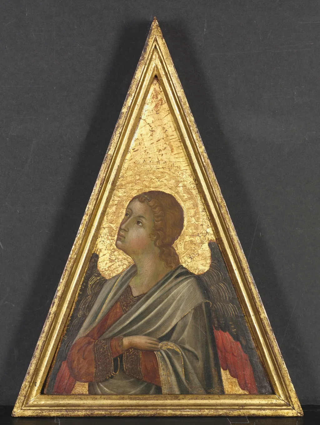 Pinnacle with Angel, by Niccolò di Segna, unspecified, 1340