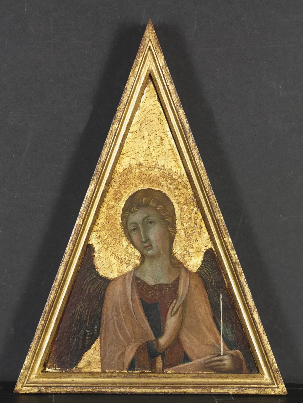 Pinnacle with Angel, by Niccolò di Segna, unspecified, 1340