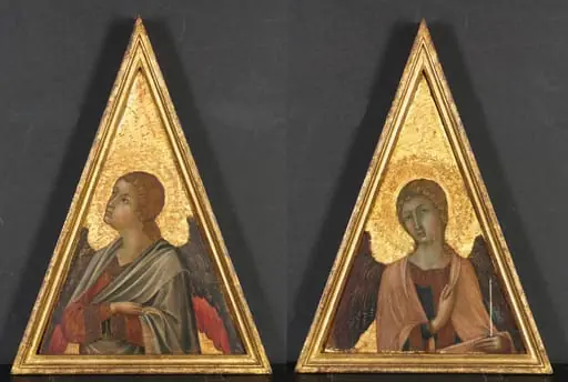Pinnacle with Angel (pair), by Niccolò di Segna