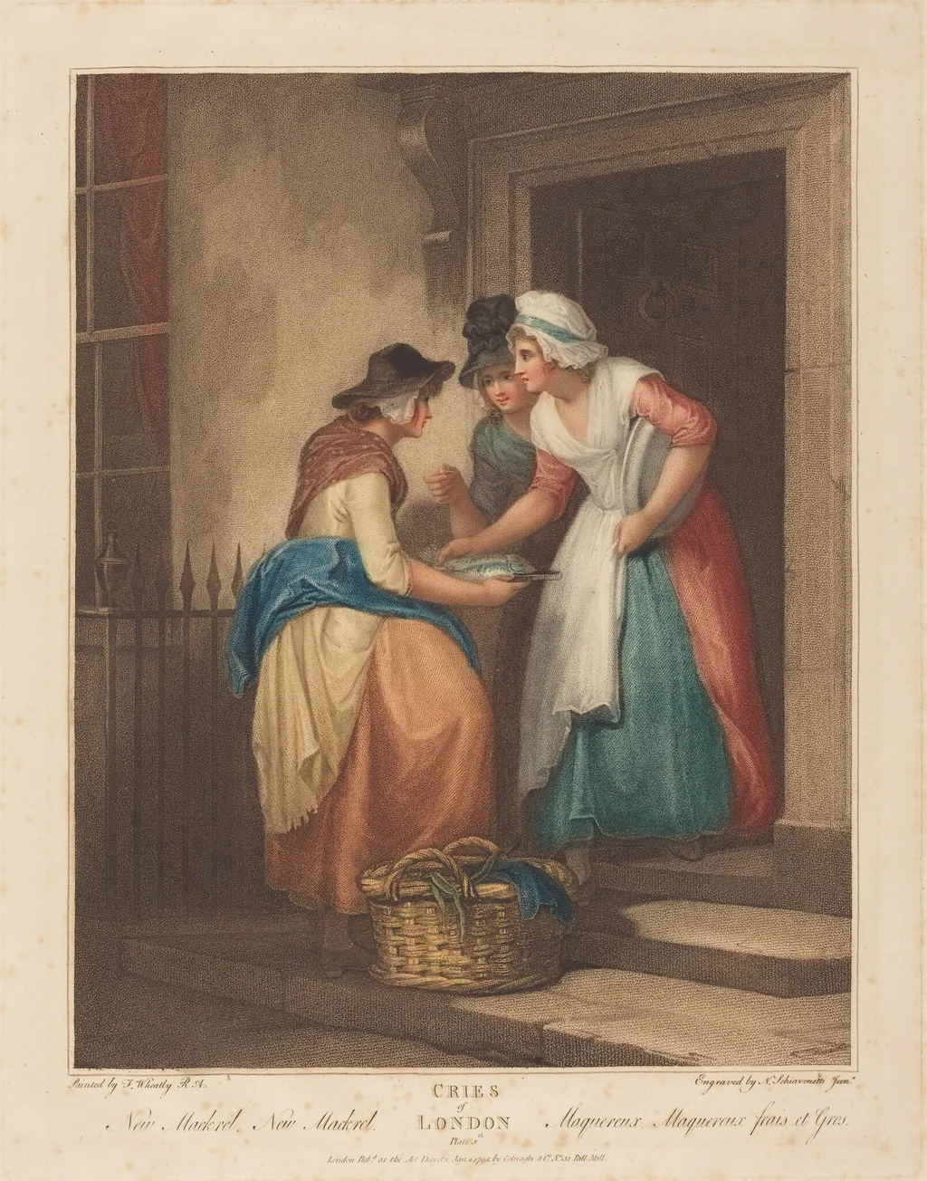 New Mack'rel, by Niccolò Schiavonetti, ink, 1795