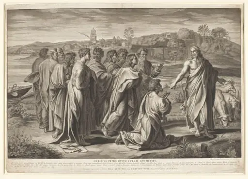 Christ's Charge to Peter, by Nicholas Dorigny