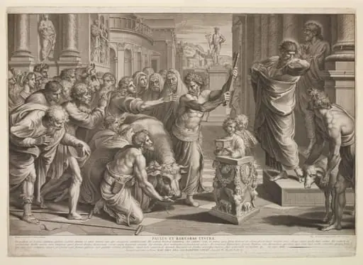 The Sacrifice at Lystra, by Nicholas Dorigny