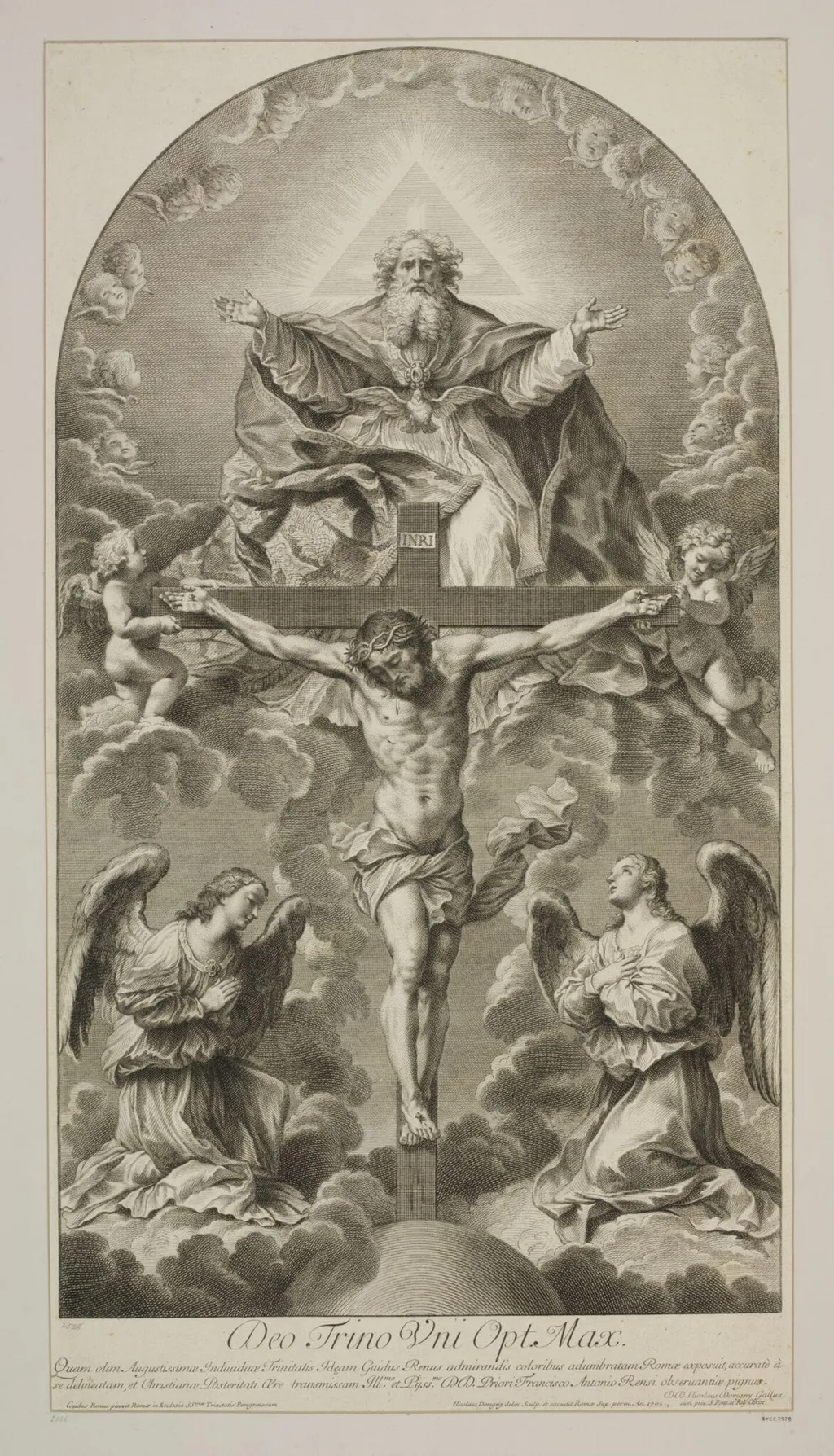 The Trinity, by Nicholas Dorigny, 1750
