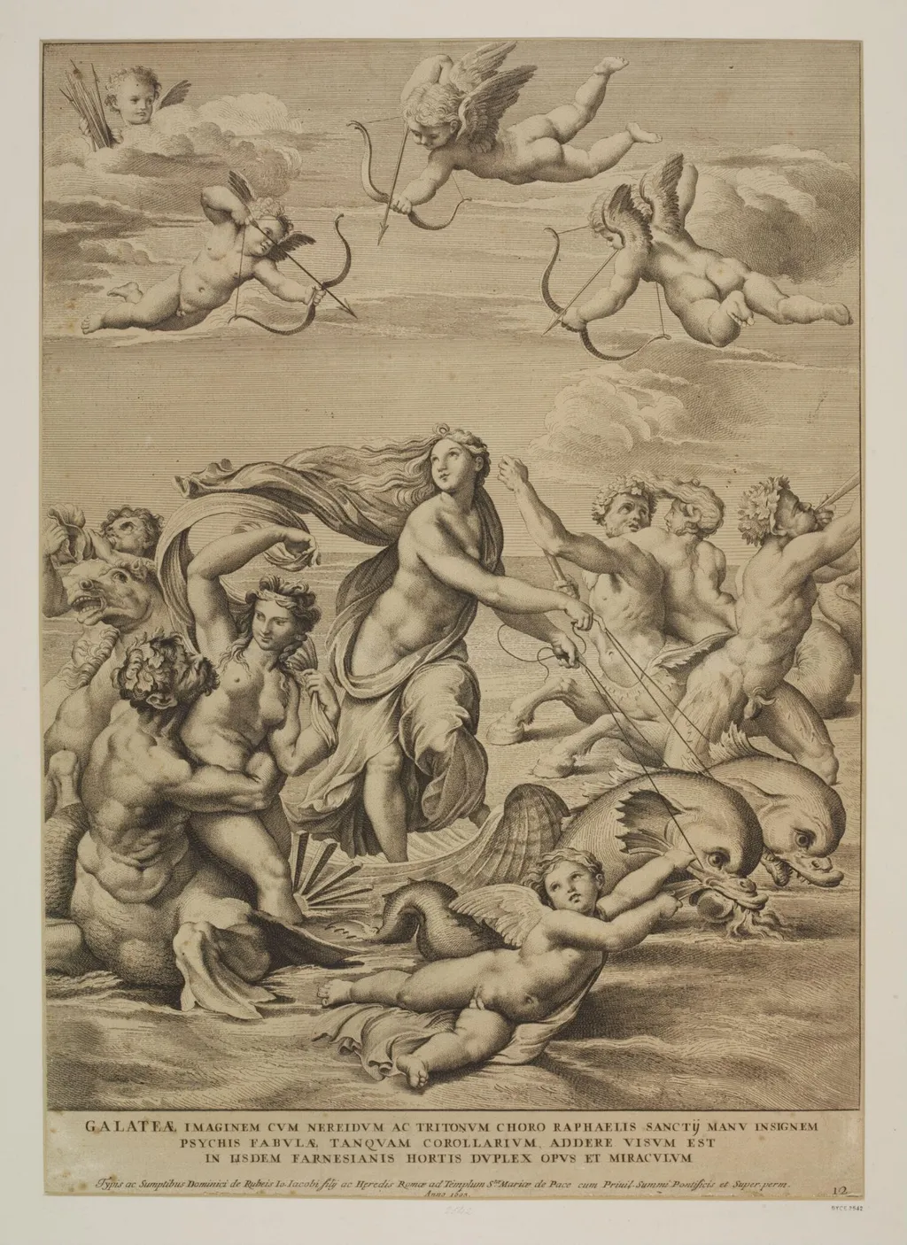The Triumph of Galatea, by Nicholas Dorigny, 1693