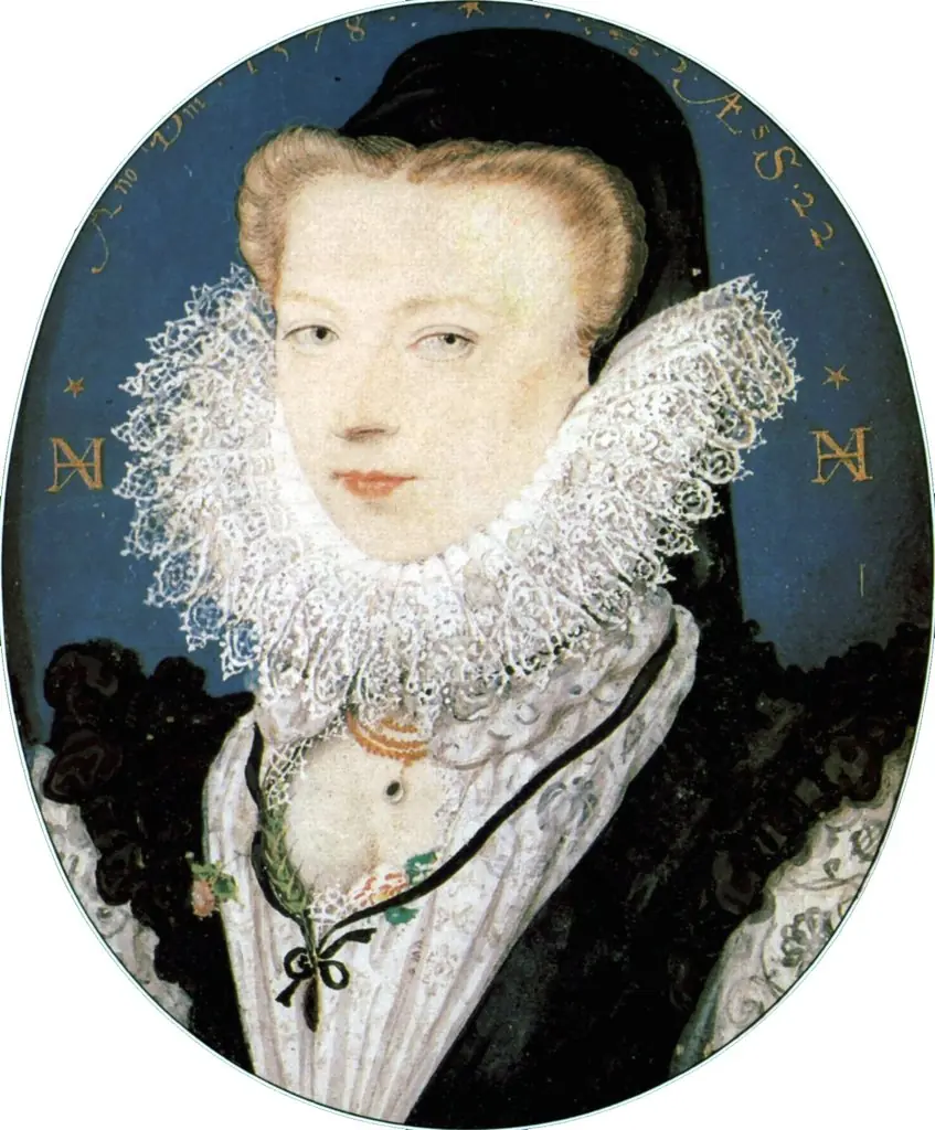 Alice Brandon, Mrs Hilliard, by Nicholas Hilliard