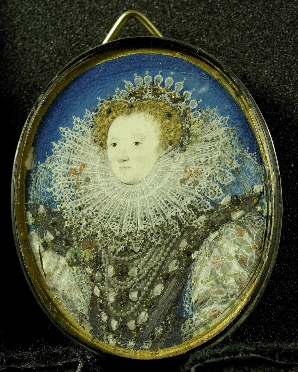 Elizabeth I of England, by Nicholas Hilliard, watercolor, 1594