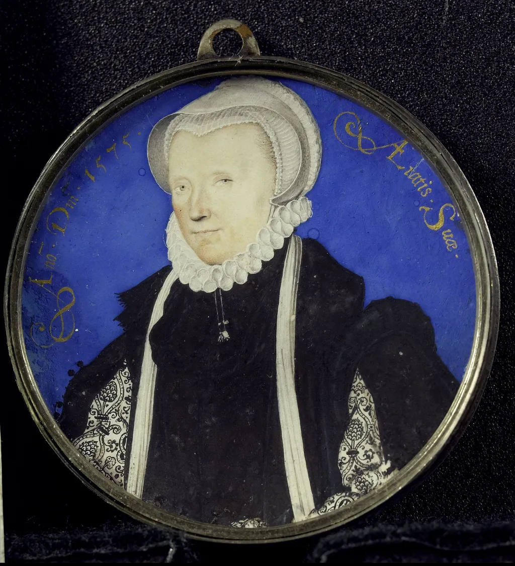 Lady Margaret Douglas, Countess of Lennox, by Nicholas Hilliard, unspecified, 1575