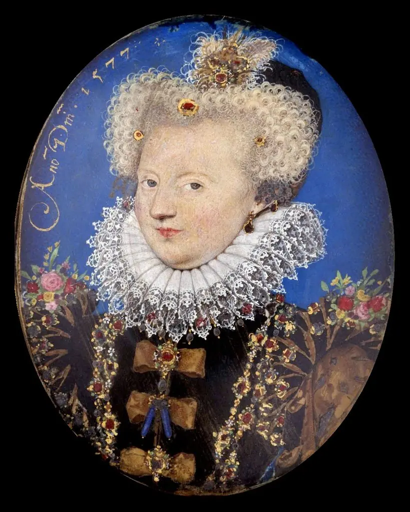 Marguerite of Valois, Queen of Navarre, by Nicholas Hilliard