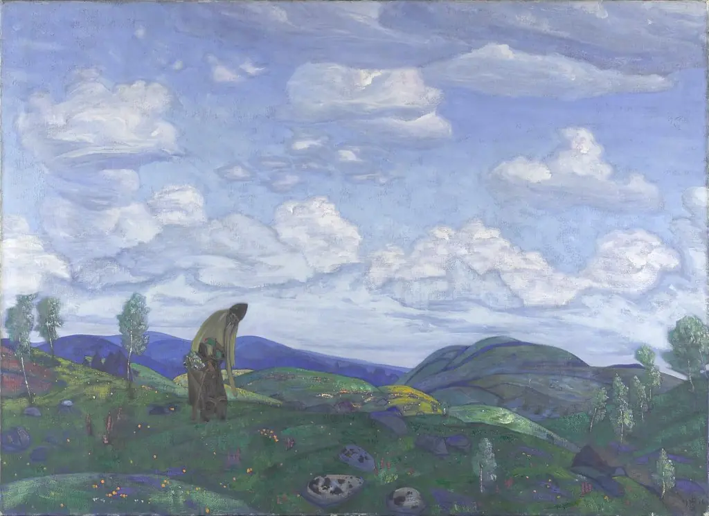 Saint Pantaleon, by Nicholas Roerich