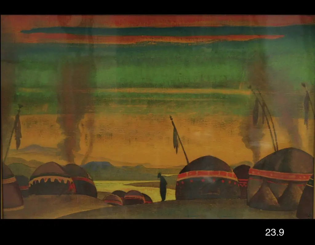 The Polovetzky Camp, by Nicholas Roerich