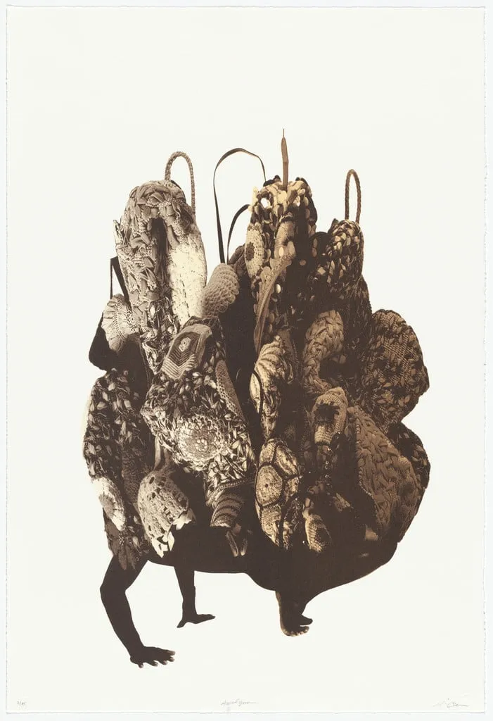 Untitled, by Nick Cave, ink, 2015