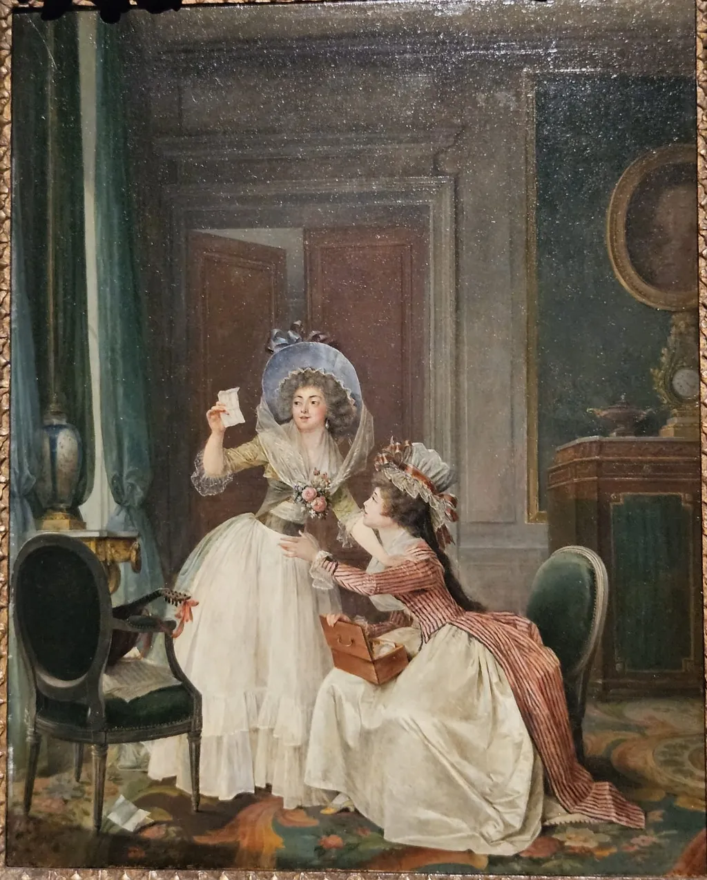 Cena de interior, by Niclas Lafrensen, unspecified, 1796