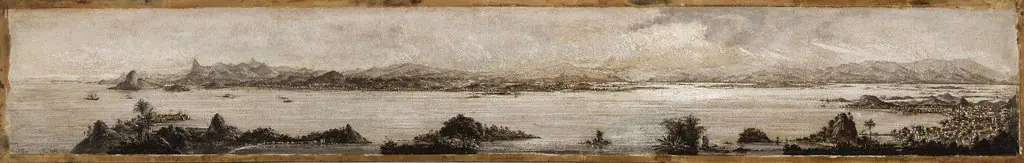 Panorama do Rio de Janeiro (atribuído), by Nicola Antonio Facchinetti