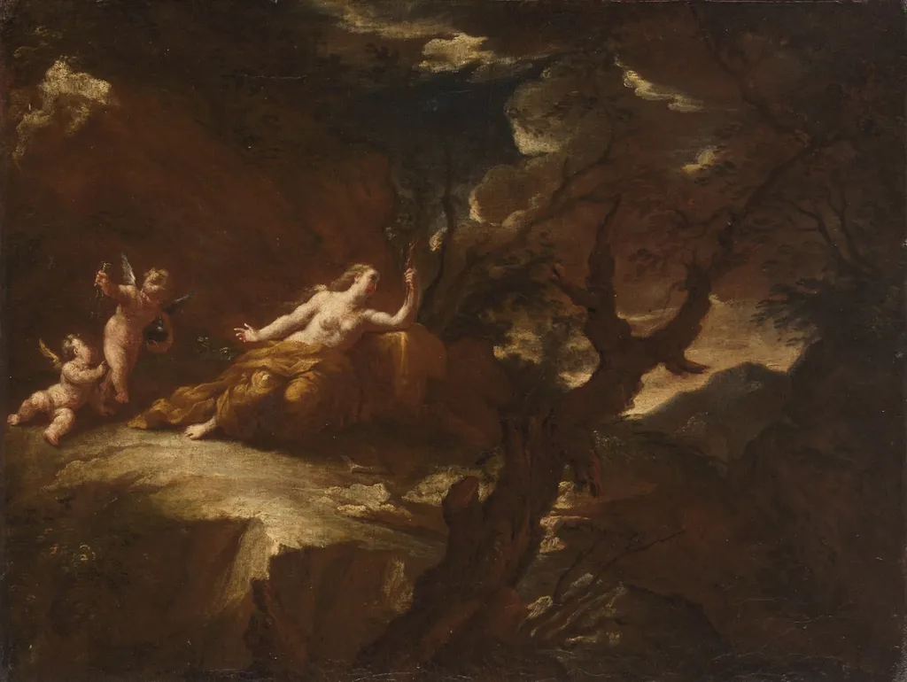 Büßende Maria Magdalena, by Nicola Vaccaro, unspecified, 1684