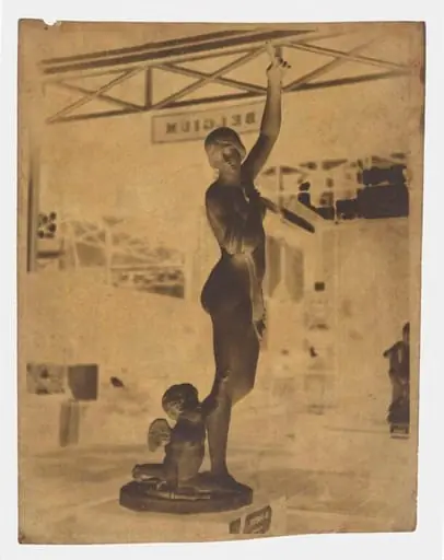 Statue of Female Nude with Cherub, Great Exhibition 1851, by Nicolaas Henneman