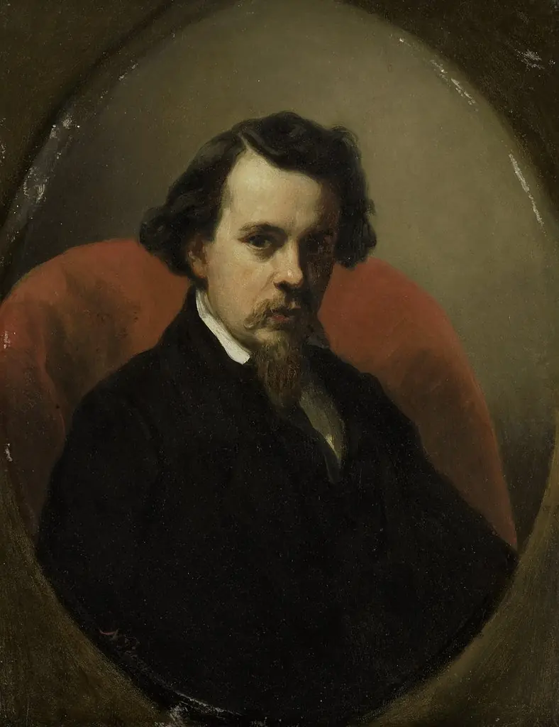 Portrait of Charles Henri Joseph Leicker, Painter, by Nicolaas Pieneman