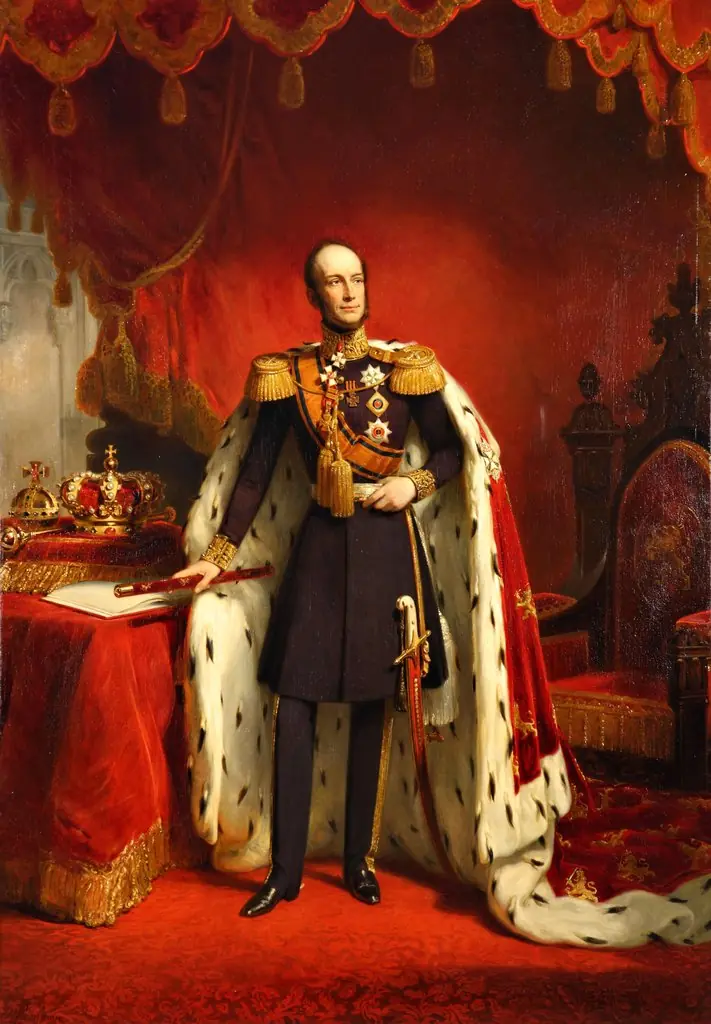 Portrait of William II of Orange, King of the Netherlands, by Nicolaas Pieneman