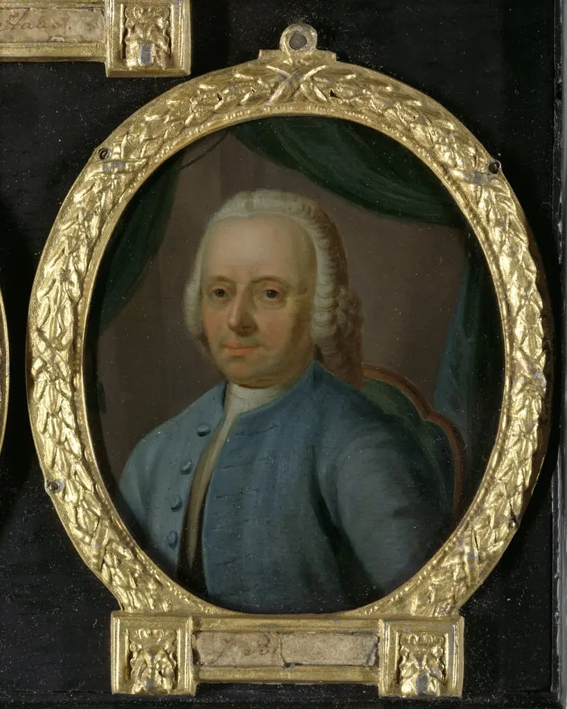 Portrait of Joannes Badon, Poet from Vlaardingen, by Nicolaas Reyers