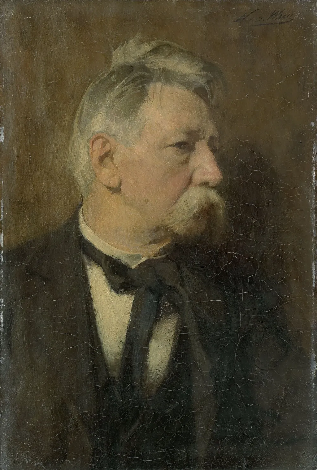 Willem Steelink II (1856-1928). Graficus, by Nicolaas van der Waay, oil, 1908