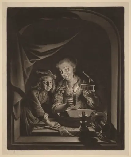 Maid with a Mousetrap, by Nicolaas Verkolje