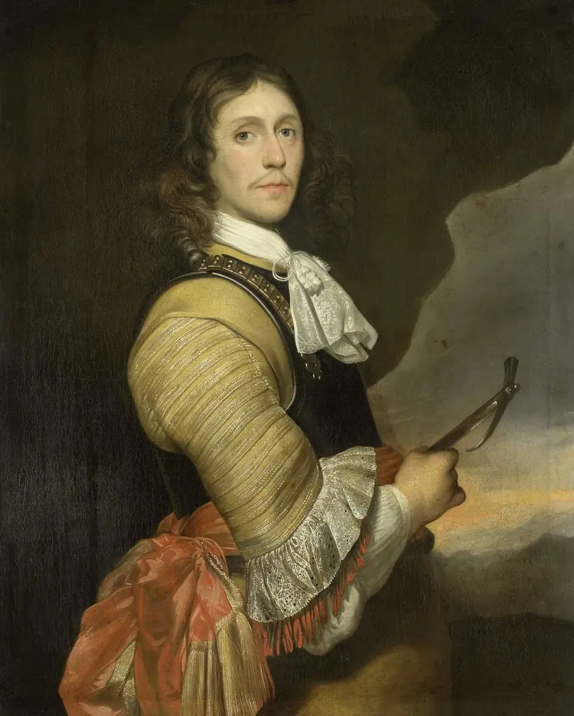 Portrait of an officer, by Nicolaas Wieringa