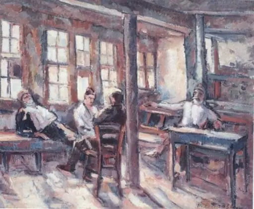 Cafeneaua lui Mamut, by Nicolae Dărăscu