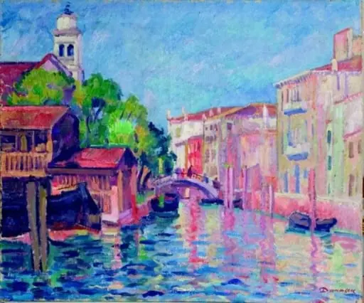 Canal venețian, by Nicolae Dărăscu