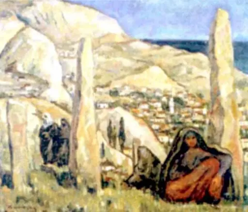 Cimitir tătărăsc la Balcic, by Nicolae Dărăscu