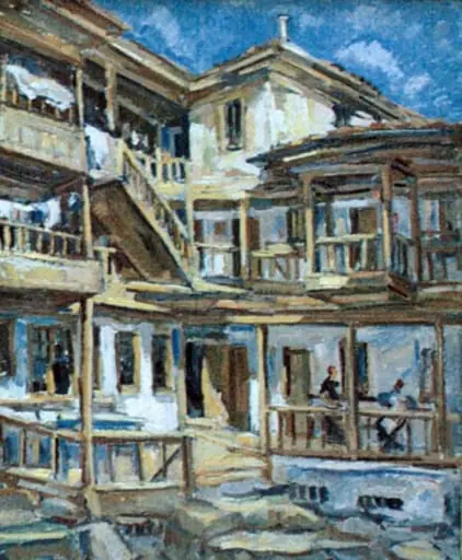 Hanul Pașalâcu, by Nicolae Dărăscu