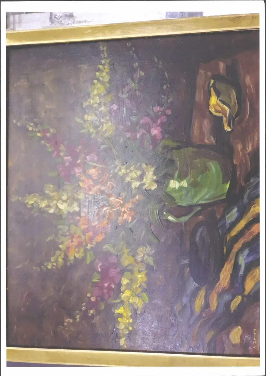 Natură statică cu flori, by Nicolae Dărăscu, unspecified