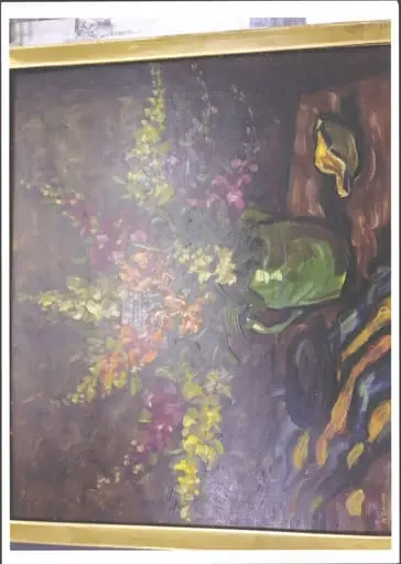 Natură statică cu flori, by Nicolae Dărăscu