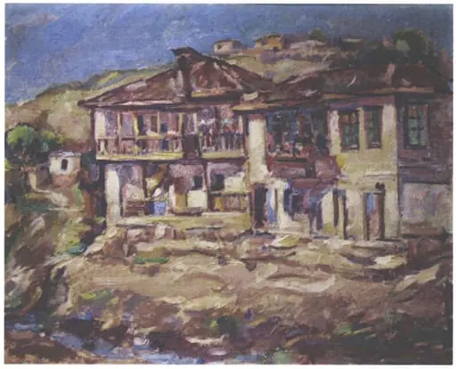 O casă la țară, by Nicolae Dărăscu