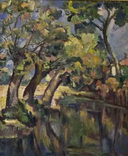 Peisaj din Cișmigiu, by Nicolae Dărăscu