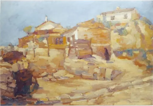 Peisaj la Balcic, by Nicolae Dărăscu