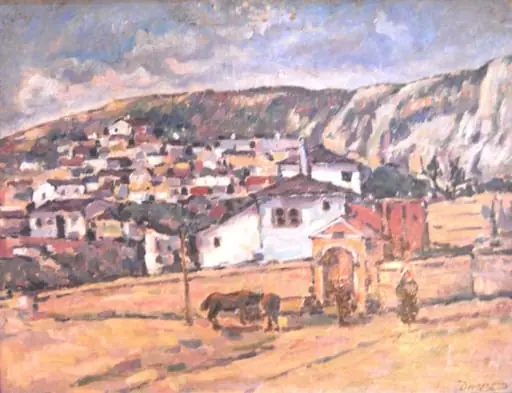 Vedere din Balcic, by Nicolae Dărăscu