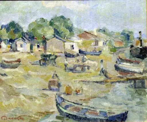 Vedere din Brațul Măcin, by Nicolae Dărăscu