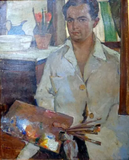 Autoportret Nicolae Enea, by Nicolae Enea