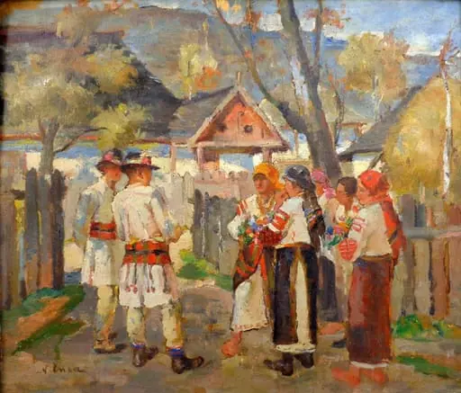 La poartă, by Nicolae Enea