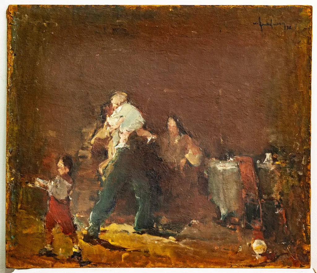 Familia muncitorului, by Nicolae Furduescu
