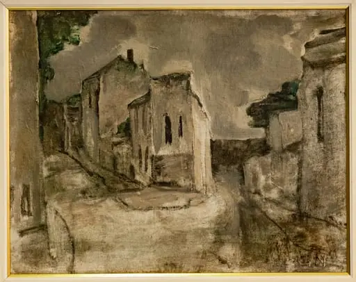 Colțul străzii Victoria, by Nicolae Georgescu