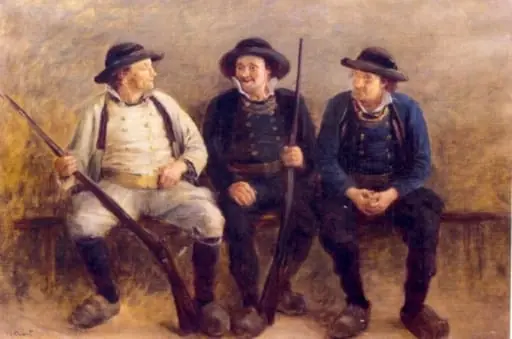 Trei bretoni, by Nicolae Grant