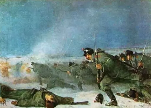 Atacul de la Smârdan, by Nicolae Grigorescu