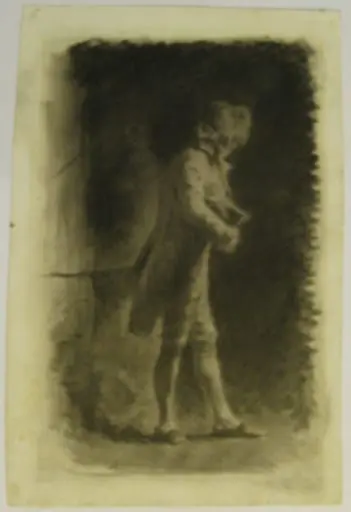 Bărbat costumat (Personaj din sec. XVIII), by Nicolae Grigorescu