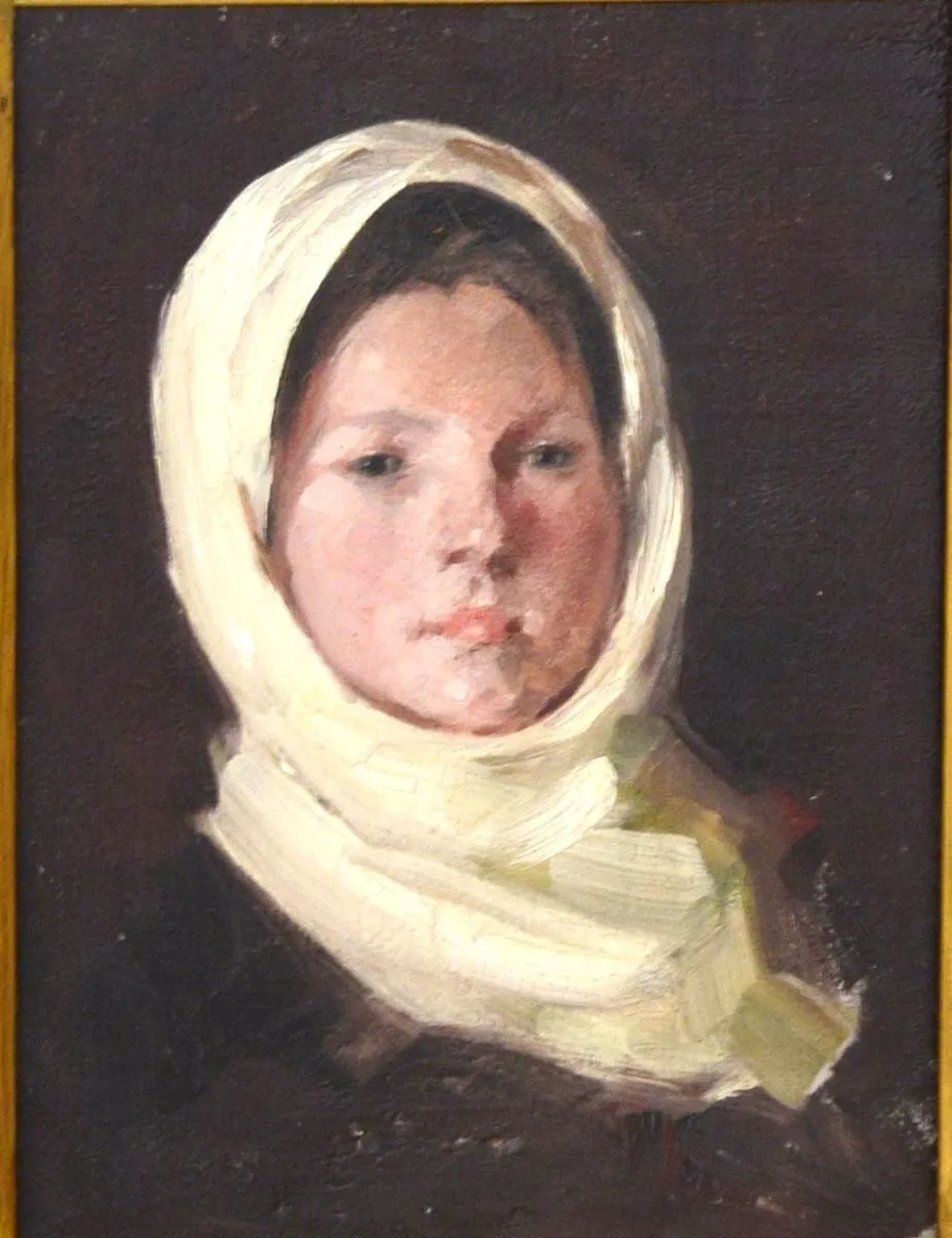 Cap de țărăncuță, by Nicolae Grigorescu, 1882