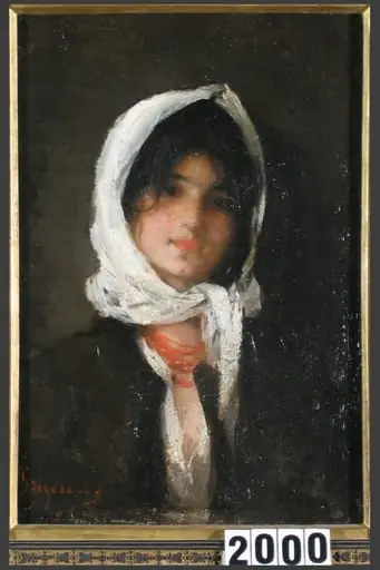 Cap de țigancă, by Nicolae Grigorescu
